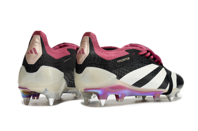 Adidas Predator Elite Foldover Tongue SG Low-Tops Soccer Cleats - Black/White/Red