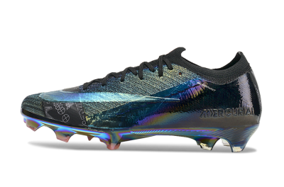 Nike Air Zoom Mercurial Vapor 15 Elite FG Low-Tops Soccer Cleats - Blue/Black/Gold