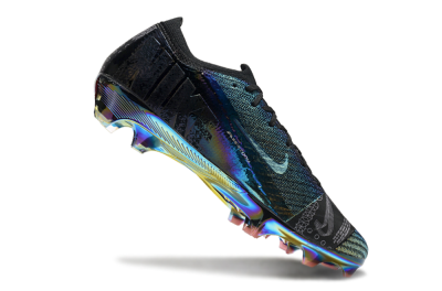 Nike Air Zoom Mercurial Vapor 15 Elite FG Low-Tops Soccer Cleats - Blue/Black/Gold
