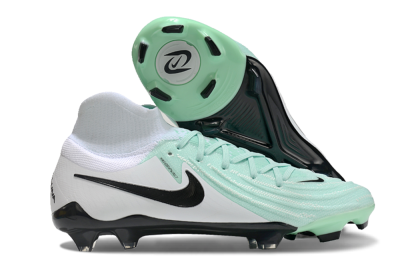 Nike Phantom Luna Elite FG High-Tops Soccer Cleats - Green/White/Black