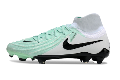 Nike Phantom Luna Elite FG High-Tops Soccer Cleats - Green/White/Black