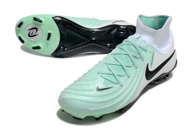 Nike Phantom Luna Elite FG High-Tops Soccer Cleats - Green/White/Black