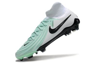 Nike Phantom Luna Elite FG High-Tops Soccer Cleats - Green/White/Black