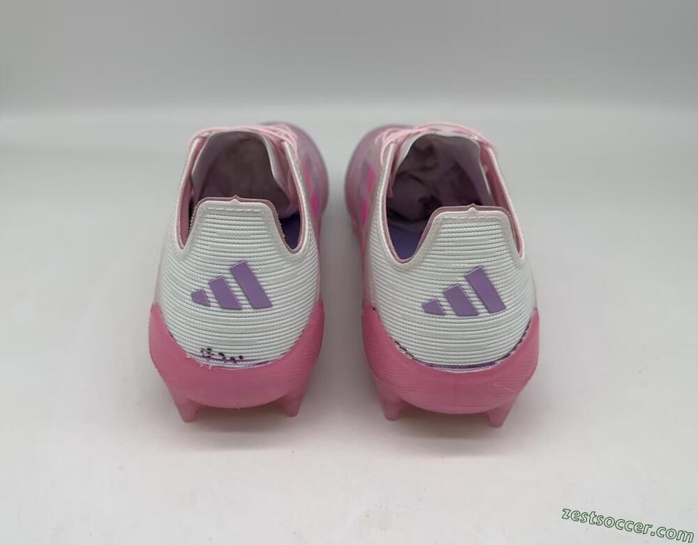 Adidas F50 Elite FG Low-Tops Soccer Cleats - Purple/White/Pink