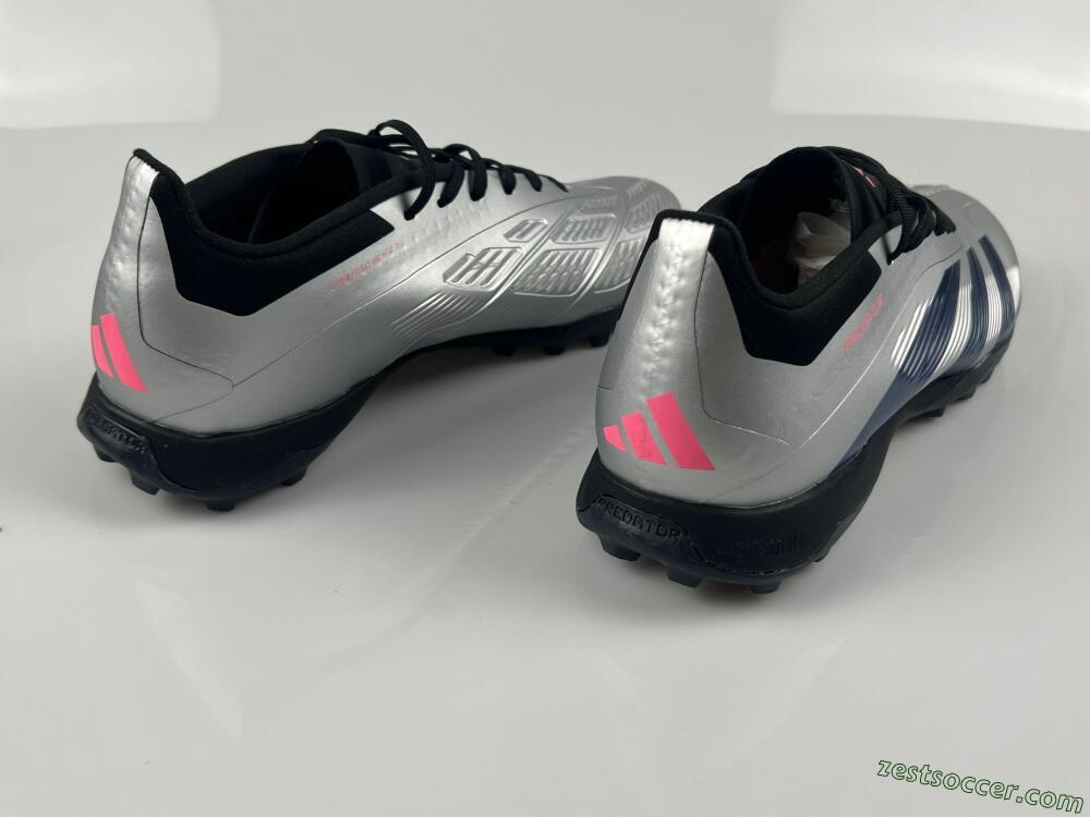 Adidas Predator 24 Elite TF Low-Tops Soccer Shoes - Silver/Blue/Pink