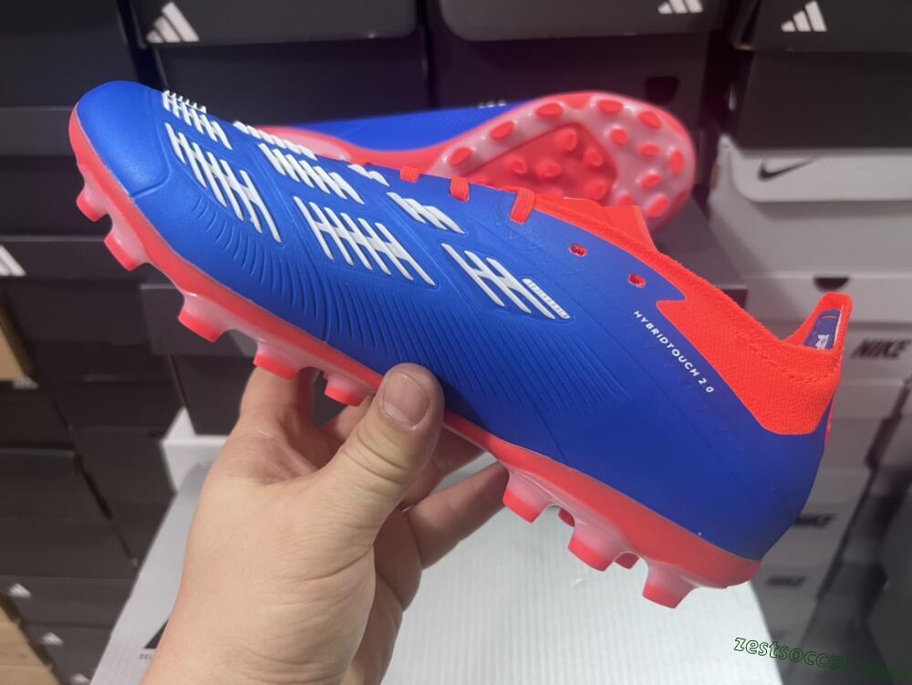 Adidas Predator Elite 24 MG Low-Tops Soccer Cleats - Blue/White/Red