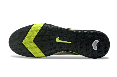 Nike Air Zoom Mercurial Superfly 10 Elite TF High-Tops Soccer Shoes - White/Black/Yellow