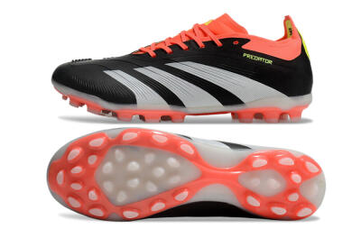 Adidas Predator Elite 24 MG Low-Tops Soccer Cleats - Black/White/Red