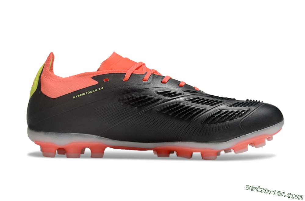Adidas Predator Elite 24 MG Low-Tops Soccer Cleats - Black/White/Red 6