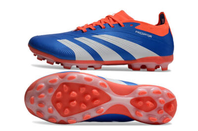 Adidas Predator Elite 24 MG Low-Tops Soccer Cleats - Blue/White/Red