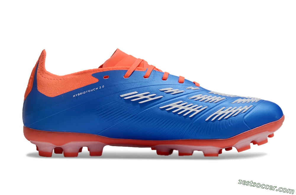 Adidas Predator Elite 24 MG Low-Tops Soccer Cleats - Blue/White/Red 5