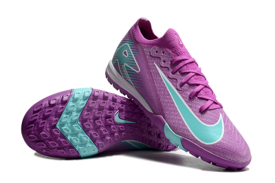 Nike Air Zoom Mercurial Vapor 16 Elite TF Low-Tops Soccer Shoes - Purple/Jade/White