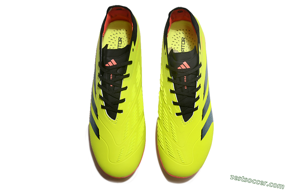 Adidas Predator Elite 24 MG Low-Tops Soccer Cleats - Yellow/Black/Red 4