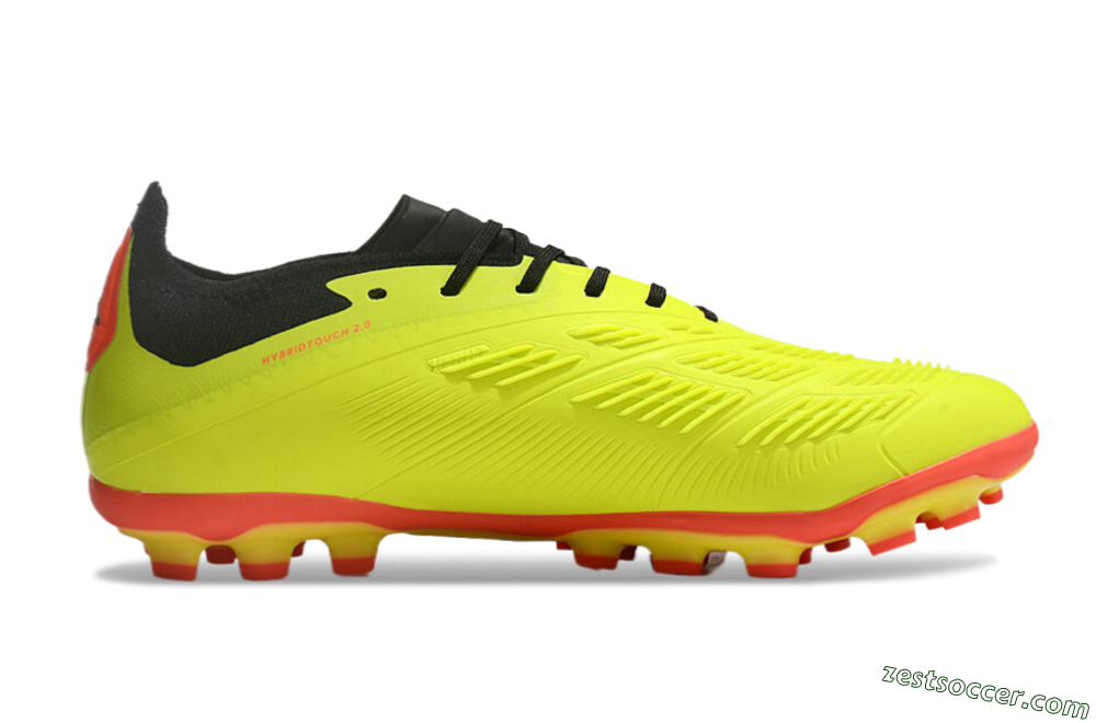 Adidas Predator Elite 24 MG Low-Tops Soccer Cleats - Yellow/Black/Red 5