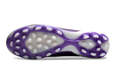 Messi x Adidas F50 Elite MG Low-Tops Soccer Cleats - White/Black/Purple