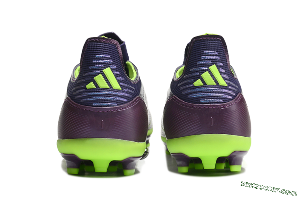 Adidas F50 Elite MG Low-Tops Soccer Cleats - Purple/Yellow 6