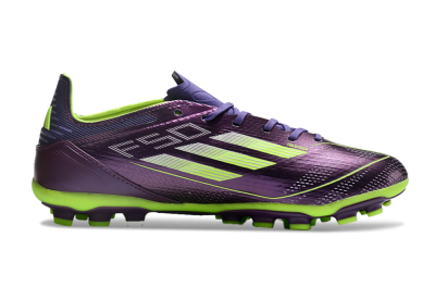 Adidas F50 Elite MG Low-Tops Soccer Cleats - Purple/Yellow