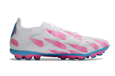 Adidas Predator Elite 24 MG Low-Tops Soccer Cleats - White/Blue/Pink