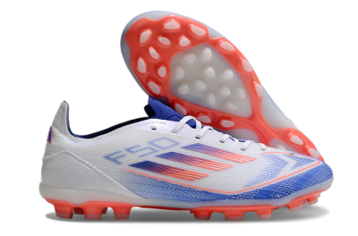 Adidas F50 Elite MG Low-Tops Soccer Cleats - White/Blue/Red