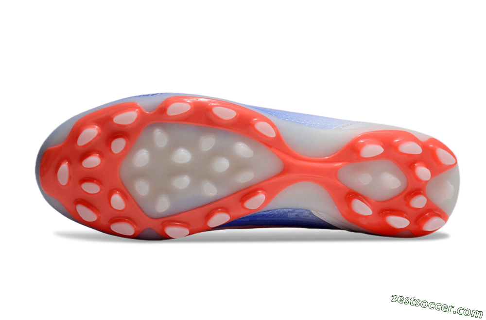 Adidas F50 Elite MG Low-Tops Soccer Cleats - White/Blue/Red 6