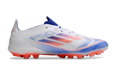 Adidas F50 Elite MG Low-Tops Soccer Cleats - White/Blue/Red