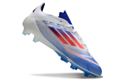 Adidas F50 Elite AG Low-Tops Soccer Cleats - White/Blue/Red