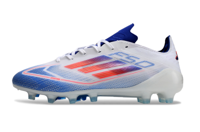 Adidas F50 Elite AG Low-Tops Soccer Cleats - White/Blue/Red