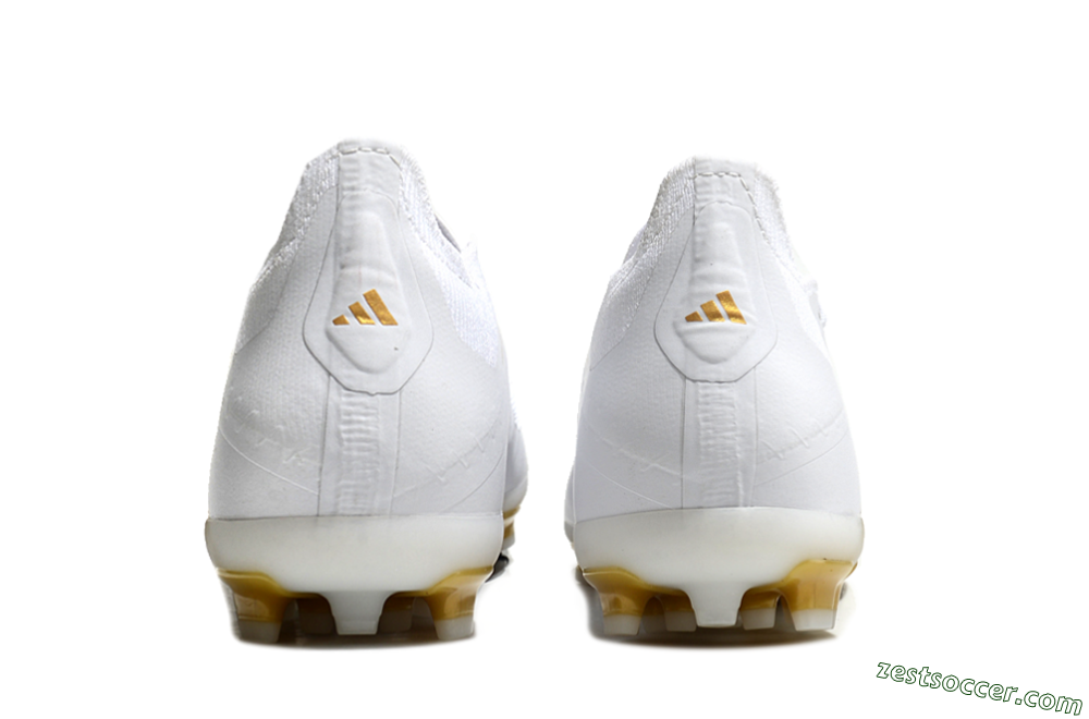 Adidas Predator Elite 24 MG Low-Tops Soccer Cleats - White/Gold 7