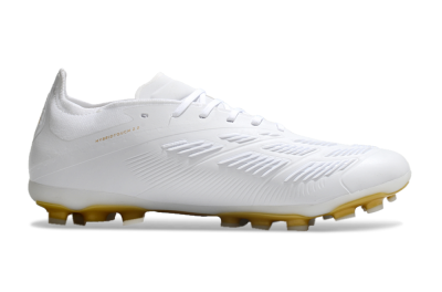 Adidas Predator Elite 24 MG Low-Tops Soccer Cleats - White/Gold