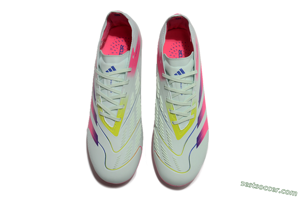 Adidas Predator Elite 24 MG Low-Tops Soccer Cleats - Jade/Purple/Pink 4