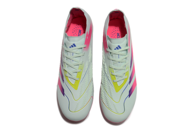 Adidas Predator Elite 24 MG Low-Tops Soccer Cleats - Jade/Purple/Pink
