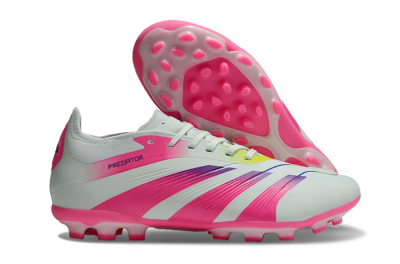 Adidas Predator Elite 24 MG Low-Tops Soccer Cleats - Jade/Purple/Pink