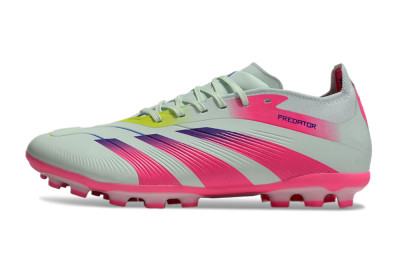 Adidas Predator Elite 24 MG Low-Tops Soccer Cleats - Jade/Purple/Pink