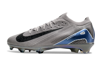 Nike Air Zoom Mercurial Vapor 16 Elite FG Low-Tops Soccer Cleats - Grey/Black/Blue