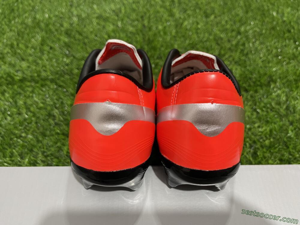 Ronaldo x Nike R9 Mercurial Vapor 3 FG Low-Tops Soccer Cleats - Red/Silver/Black 3