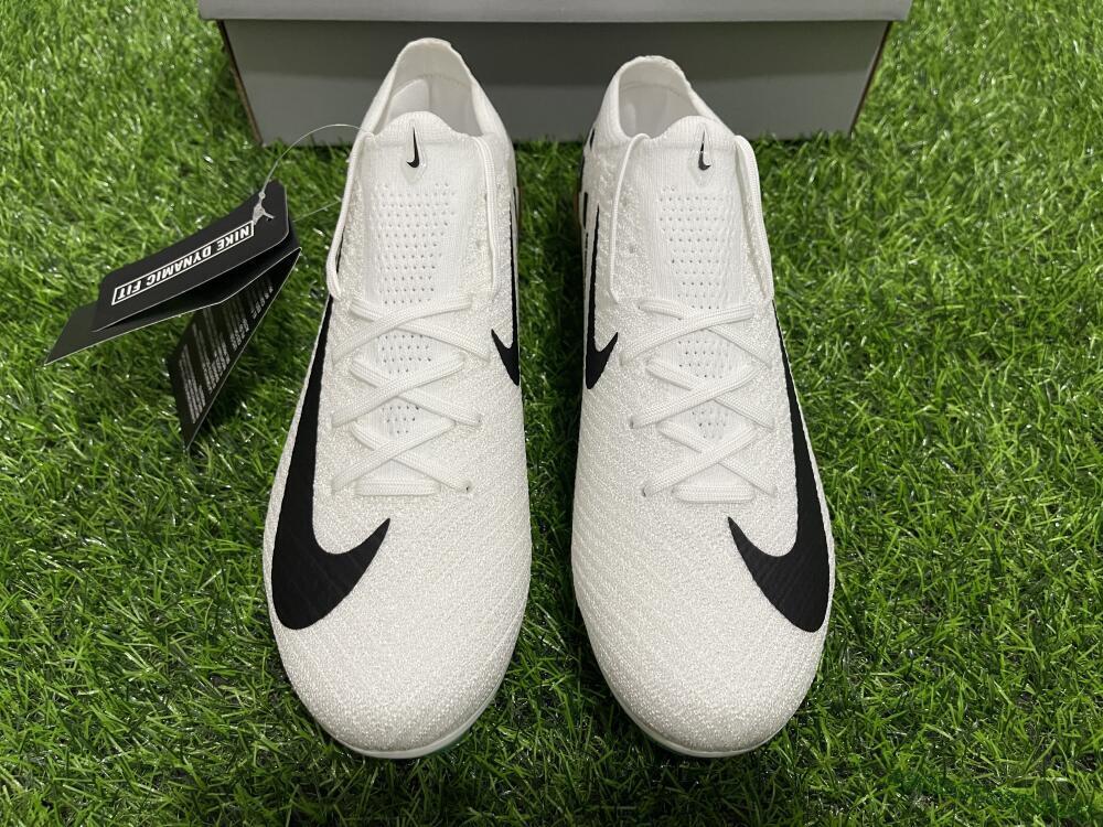Nike Air Zoom Mercurial Vapor 16 Elite FG Low-Tops Soccer Cleats - White/Black/Pink/Green