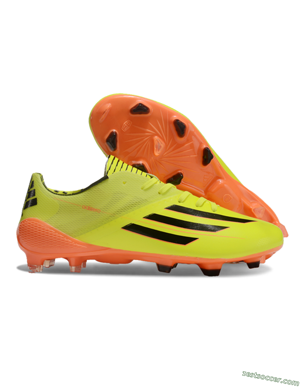 Adidas F50 Adizero Elite FG Low-Tops Soccer Cleats - Yellow/Black/Red 0