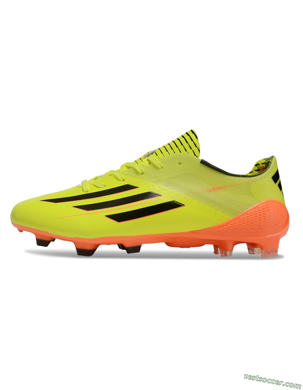 Adidas F50 Adizero Elite FG Low-Tops Soccer Cleats - Yellow/Black/Red 2