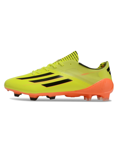 Adidas F50 Adizero Elite FG Low-Tops Soccer Cleats - Yellow/Black/Red
