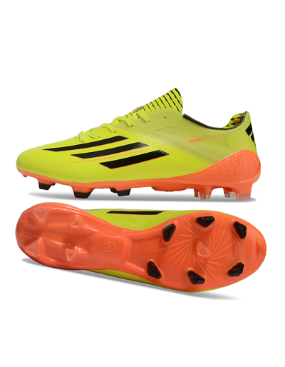 Adidas F50 Adizero Elite FG Low-Tops Soccer Cleats - Yellow/Black/Red
