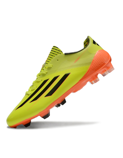 Adidas F50 Adizero Elite FG Low-Tops Soccer Cleats - Yellow/Black/Red