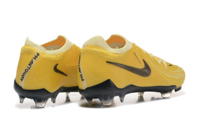 Nike Phantom Luna Elite FG Low-Tops Soccer Cleats - Yellow/White/Black