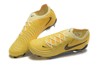 Nike Phantom Luna Elite FG Low-Tops Soccer Cleats - Yellow/White/Black