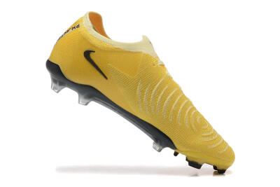 Nike Phantom Luna Elite FG Low-Tops Soccer Cleats - Yellow/White/Black