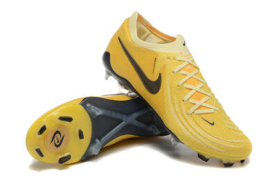 Nike Phantom Luna Elite FG Low-Tops Soccer Cleats - Yellow/White/Black