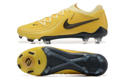 Nike Phantom Luna Elite FG Low-Tops Soccer Cleats - Yellow/White/Black
