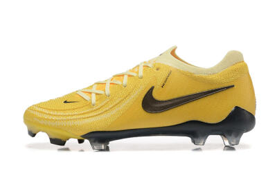 Nike Phantom Luna Elite FG Low-Tops Soccer Cleats - Yellow/White/Black