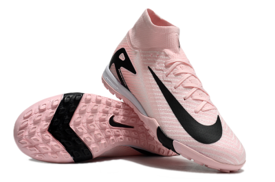 Nike Air Zoom Mercurial Superfly 10 Elite TF High-Tops Soccer Shoes - Pink/White/Black