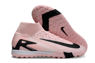 Nike Air Zoom Mercurial Superfly 10 Elite TF High-Tops Soccer Shoes - Pink/White/Black