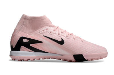 Nike Air Zoom Mercurial Superfly 10 Elite TF High-Tops Soccer Shoes - Pink/White/Black